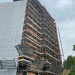 ponteggio a telai prefabbricato